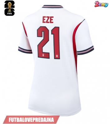 Lacne Ženy Futbalové dres Anglicko Eberechi Eze #21 MS 2026 Krátky Rukáv - Domáci